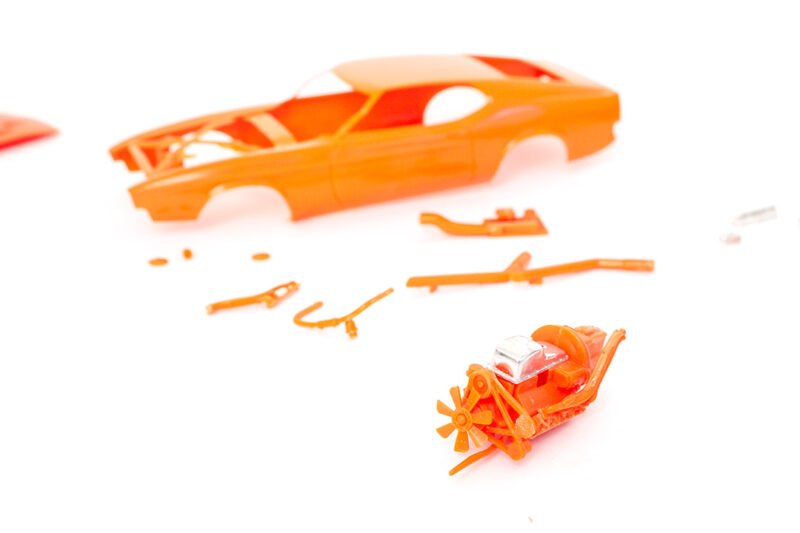 1979 AMT Macho Mustang modelbouw auto 1/25