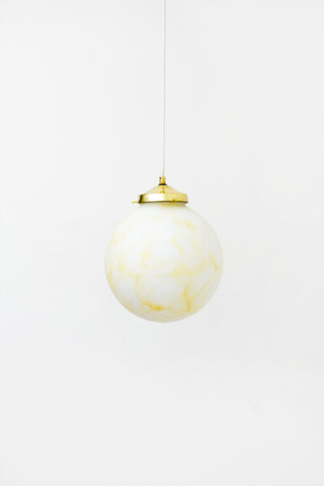 40’s Art Deco hanglamp marmer-look