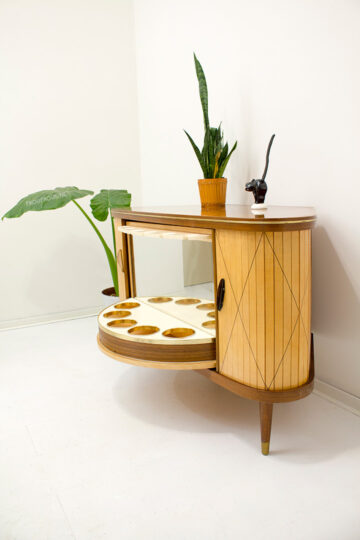 50s vintage drankkabinet cocktailbar barkastje