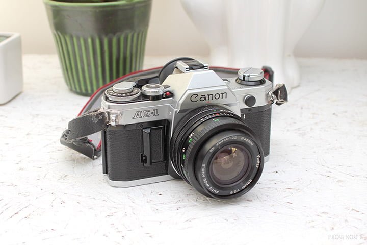 Canon AE-1 spiegelreflexcamera + Vivitar 28mm F2.8 - Afbeelding 2