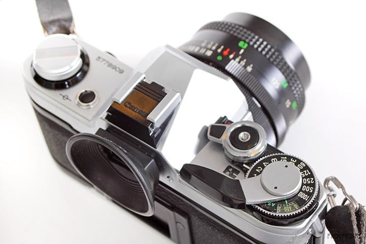 Canon AE-1 spiegelreflexcamera + Vivitar 28mm F2.8 - Afbeelding 3