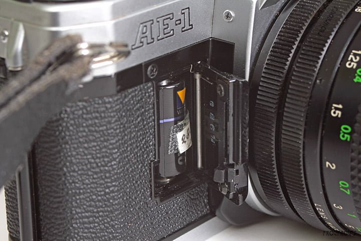 Canon AE-1 spiegelreflexcamera + Vivitar 28mm F2.8 - Afbeelding 5