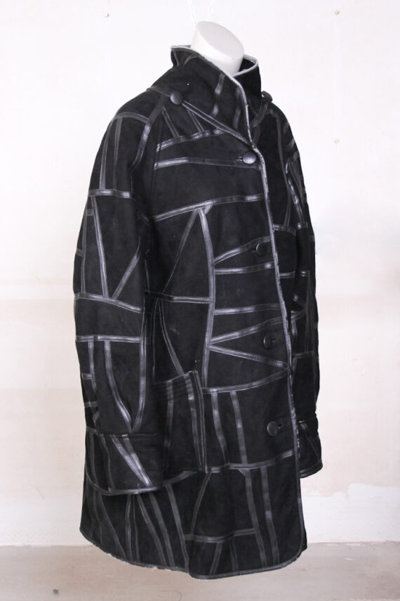 Vintage lammy coat zwart