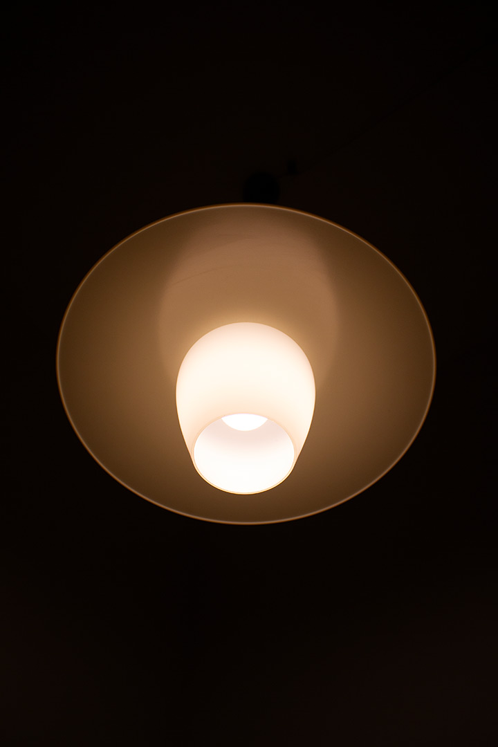 Vintage 60’s Philips hanglamp beige