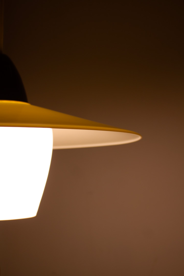 Vintage 60’s Philips hanglamp beige