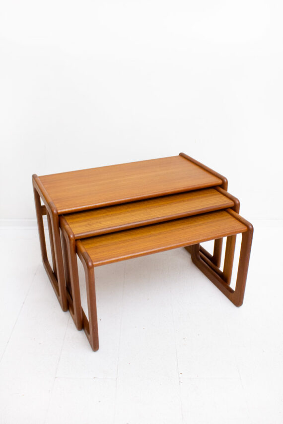 60's vintage teakhouten mimi-set