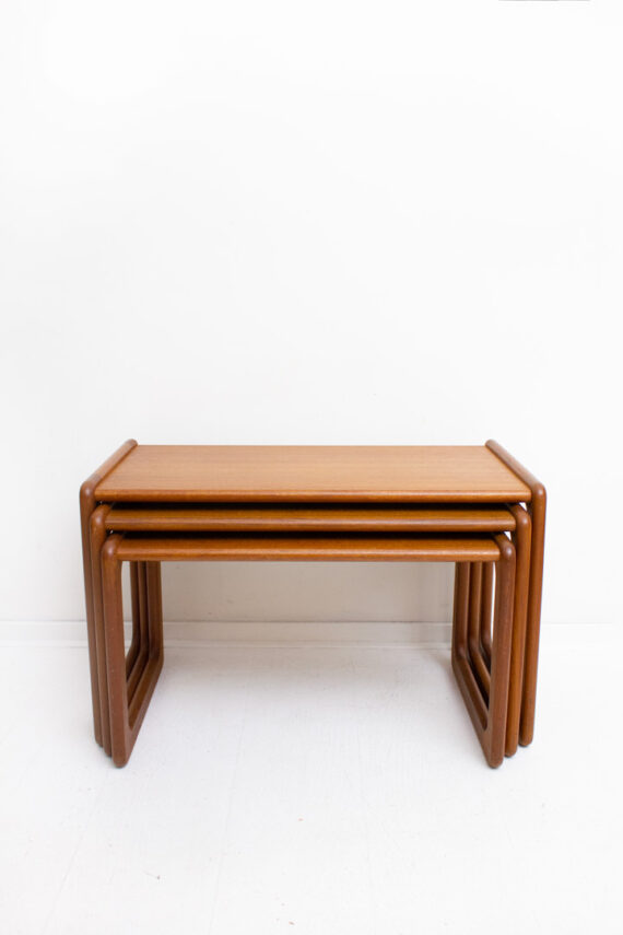 60's vintage teakhouten mimi-set