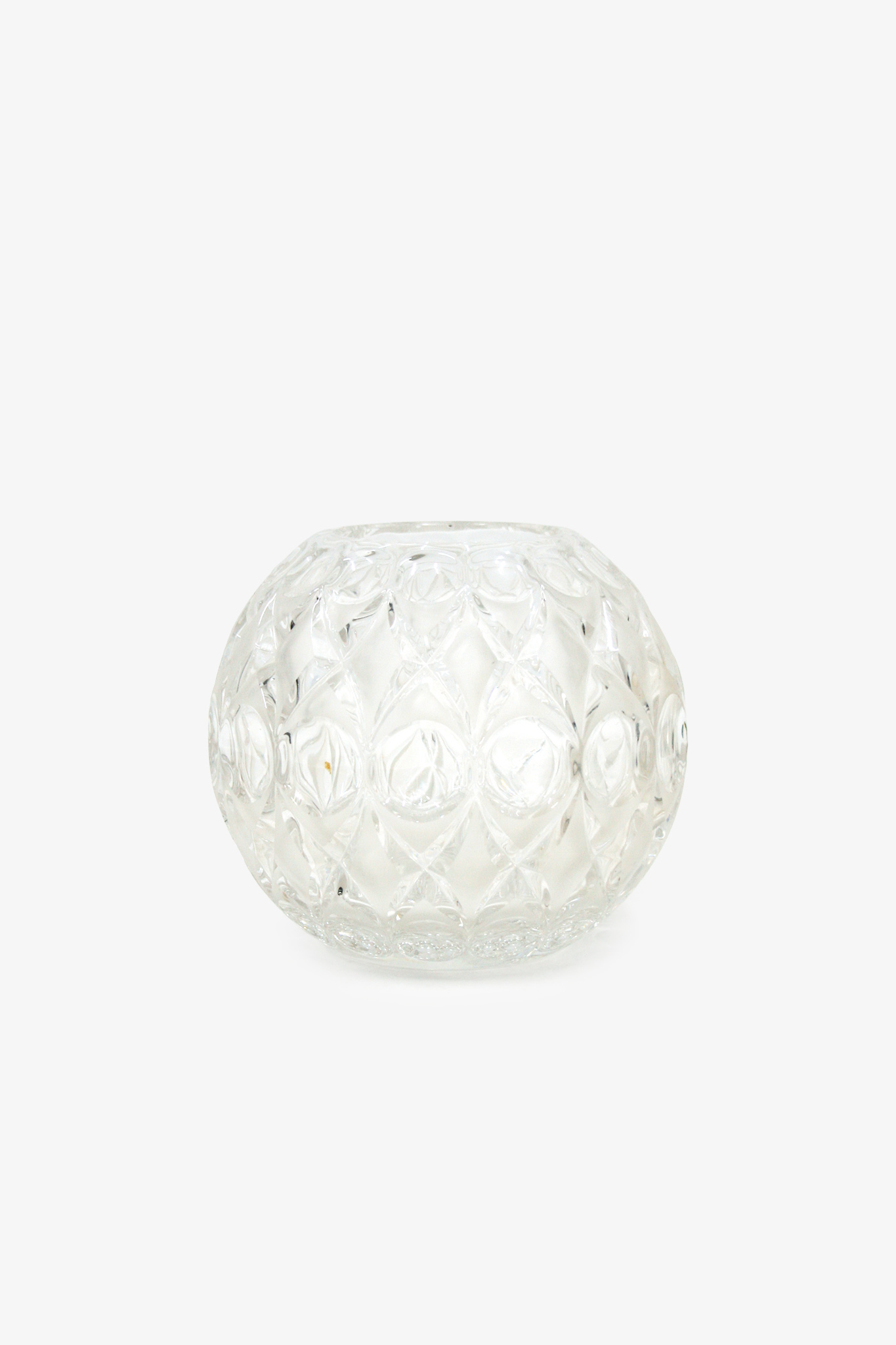 Duitse bolle gefacetteerde Nachtmann vaas