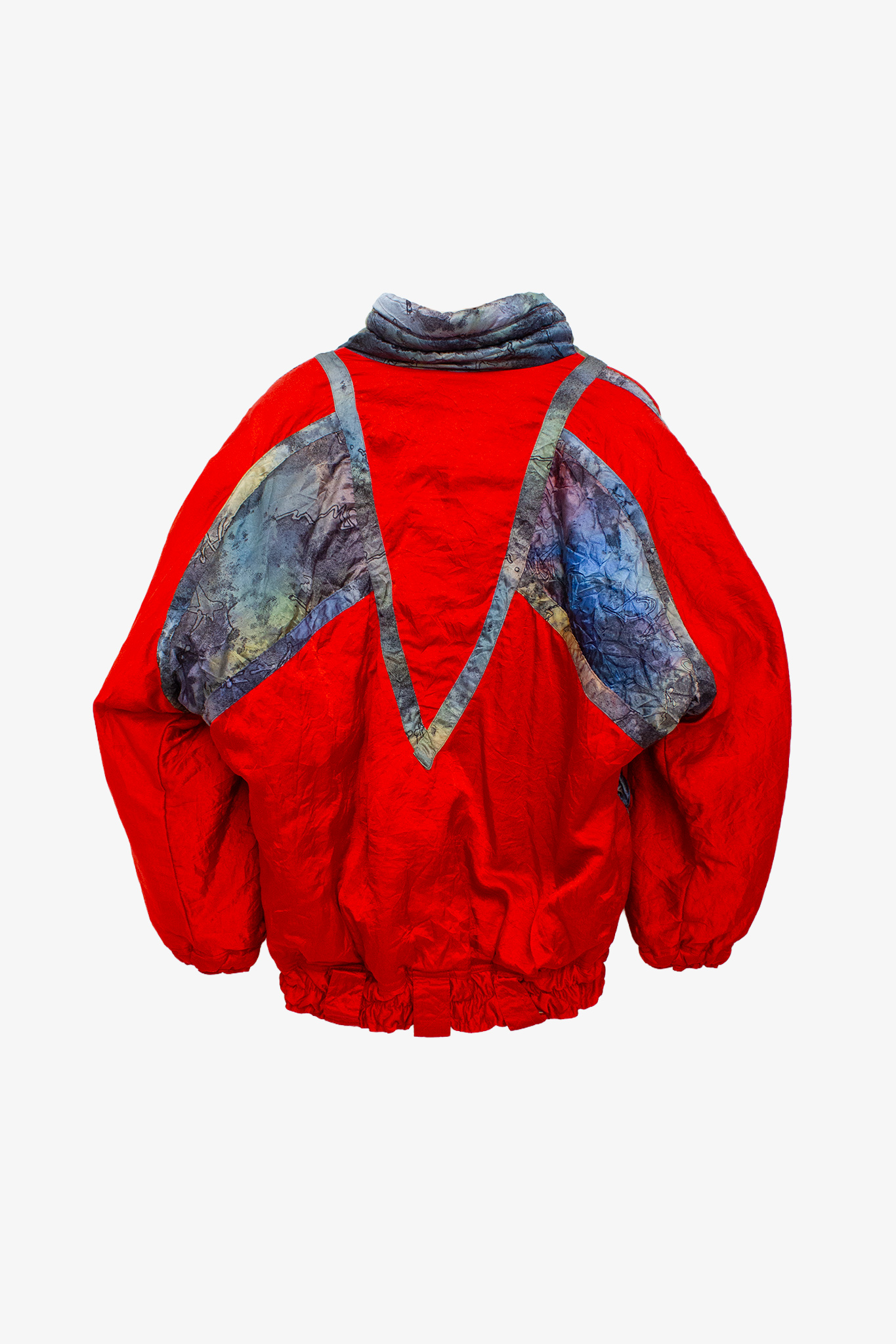 90’s rood vintage 2-delig ski-pak