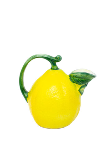 Keramieken handbeschilderde Ancora Italy karaf limoen