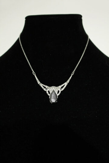 Art Nouveau collier Hematiet & Markasiet