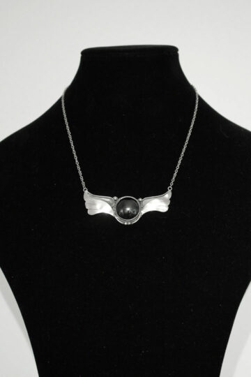 Art Nouveau winged eye ketting