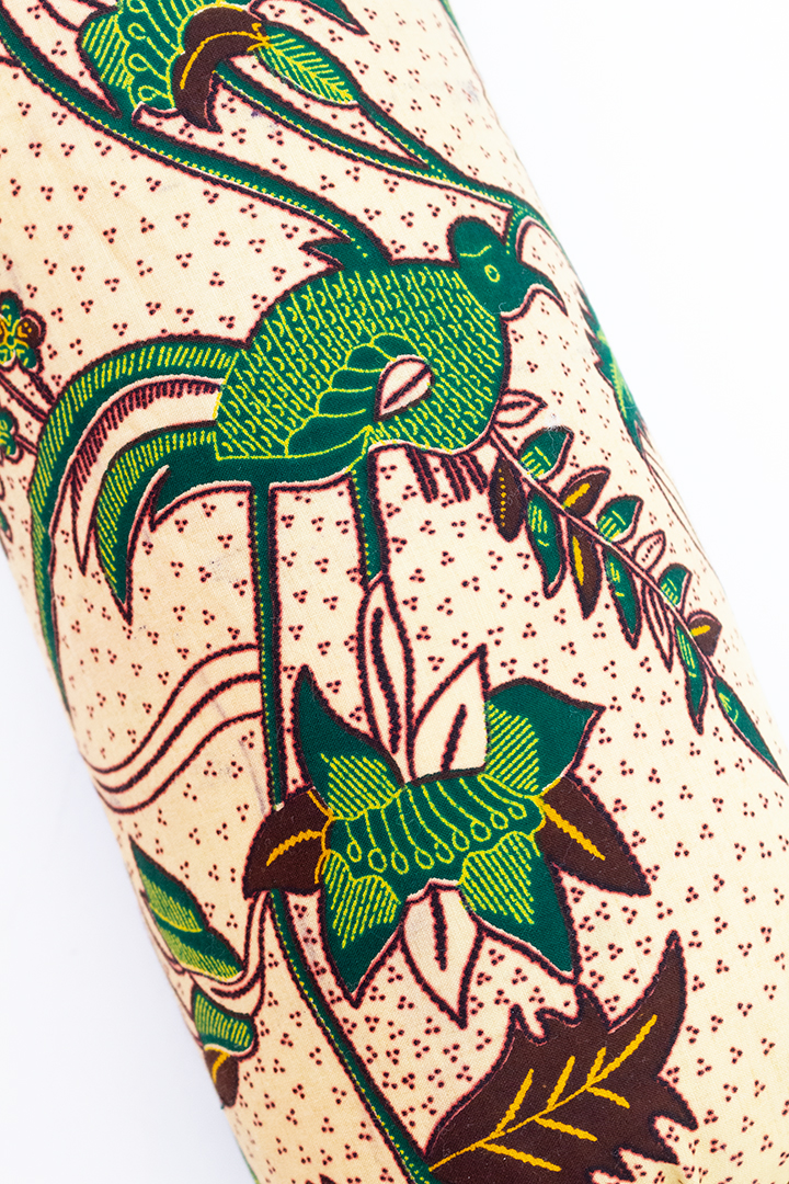 Bantal guling Indonesisch rolkussen handgemaakt van vintage stof – 75 cm