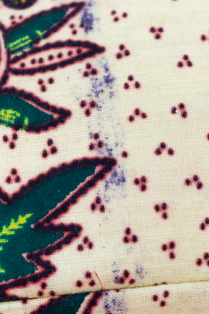 Bantal guling Indonesisch rolkussen handgemaakt van vintage stof – 75 cm