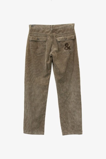 Y2K beige Dolce & Gabbana corduroy broek