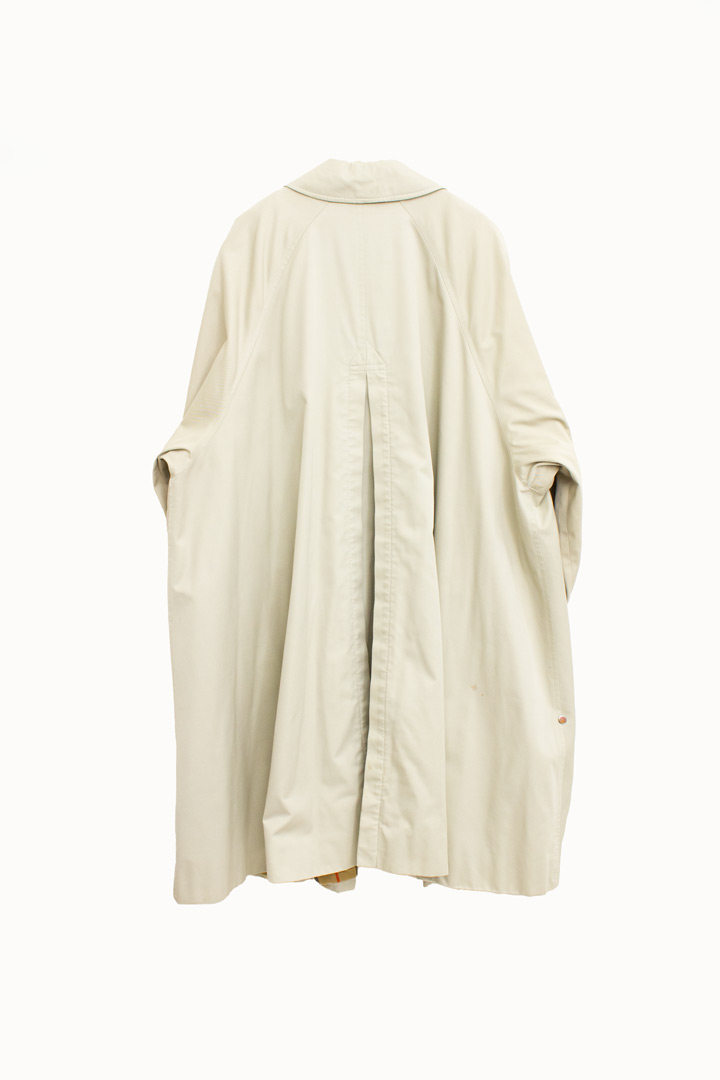 Beige vintage A-lijn Burberry trenchcoat