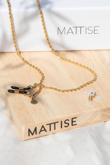 RVS brillenkoord - gewoven