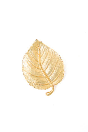 Broche blad vintage jaren 70 Rodier Parijs