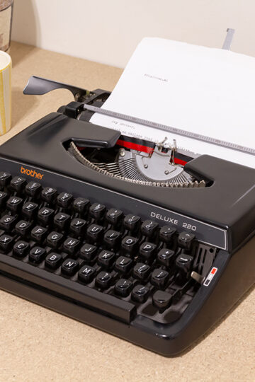 Brother Deluxe 220 typemachine zwart