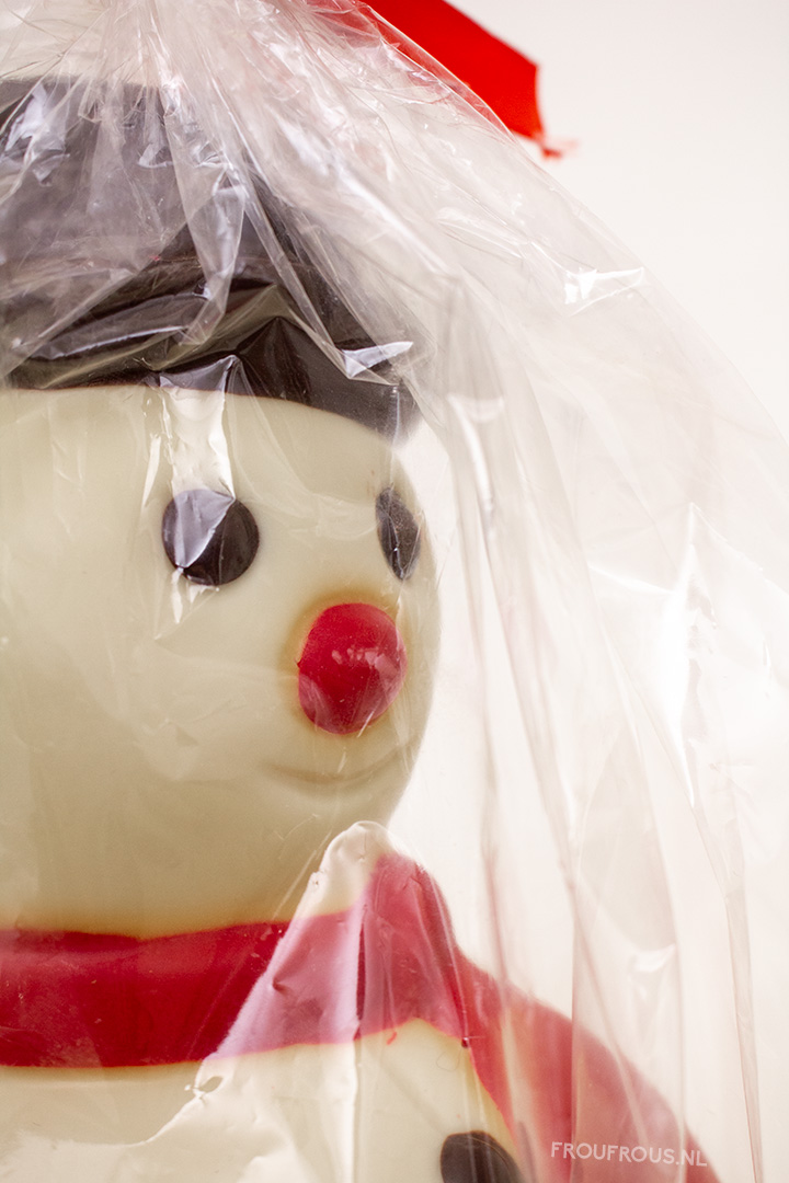 Chocolade Sneeuwpop XL Wit