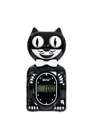 Solar Kit-Cat digitale alarmklok Classic Black