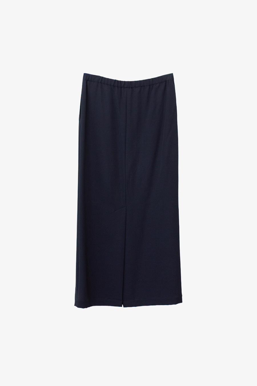 Comme des Garçons donkerblauwe deels wollen maxi rok