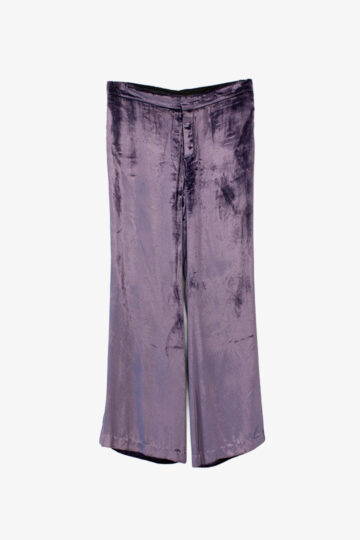 FW99 lila velvet Gucci broek