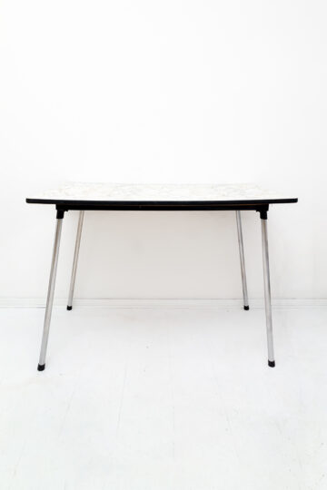 Formica eettafel met marmerprint vintage jaren 60