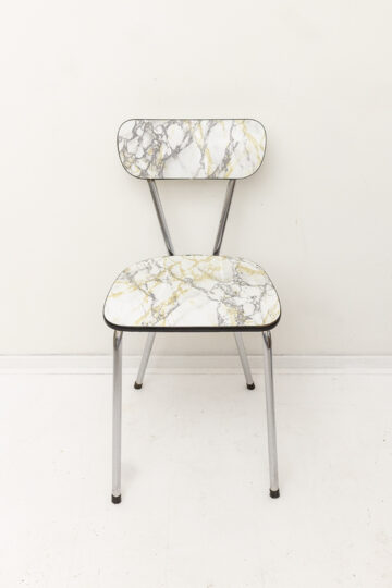 Formica marmerprint stoel vintage