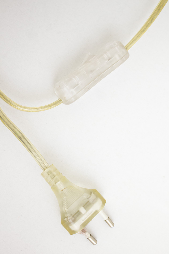 Chromen tafellamp met glazen globe kelk 2000s - Glashütte / Tom Dixon stijl