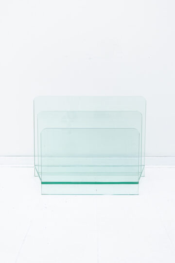 Glazen lectuurbak vintage