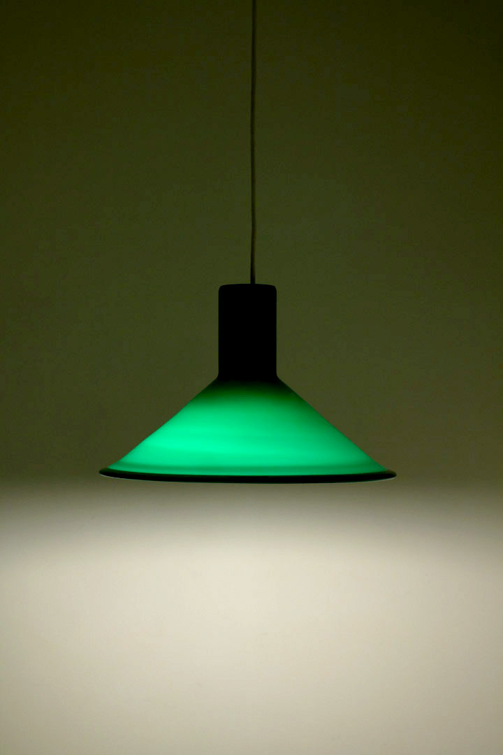 Holmegaard P&T Pendel vintage glazen lampenkap