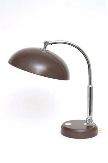 Jaren 70 bruine bureaulamp Hala Busquet p-144 look