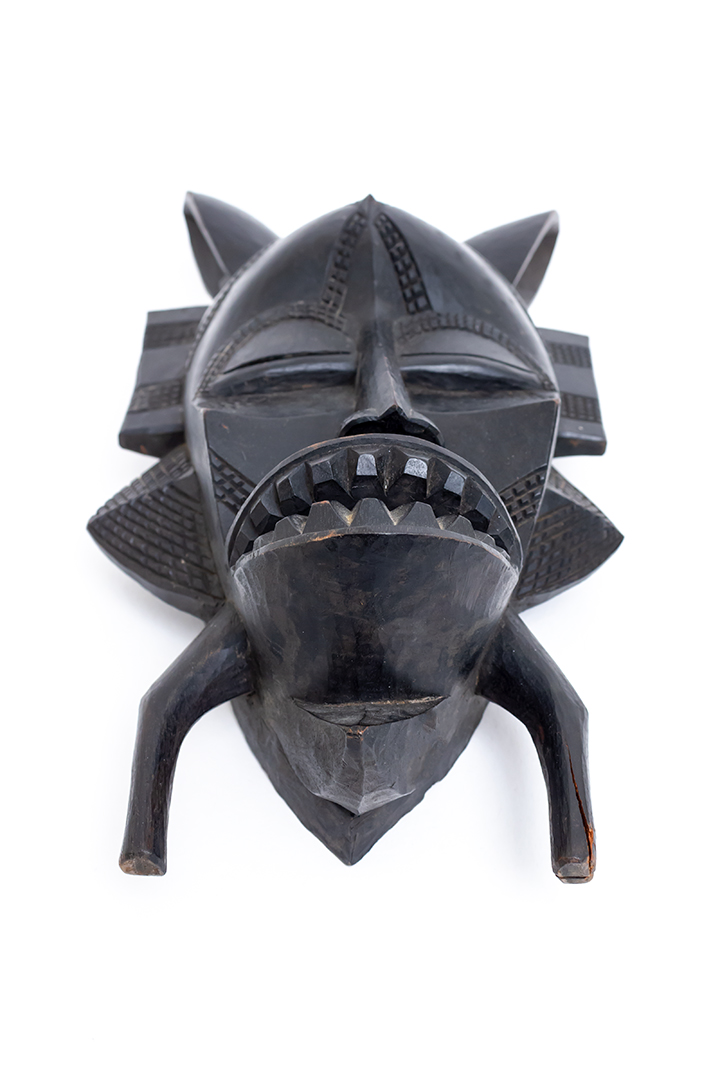 Houten masker Kpeliyee handgemaakt Senufo Poro Ivoorkust