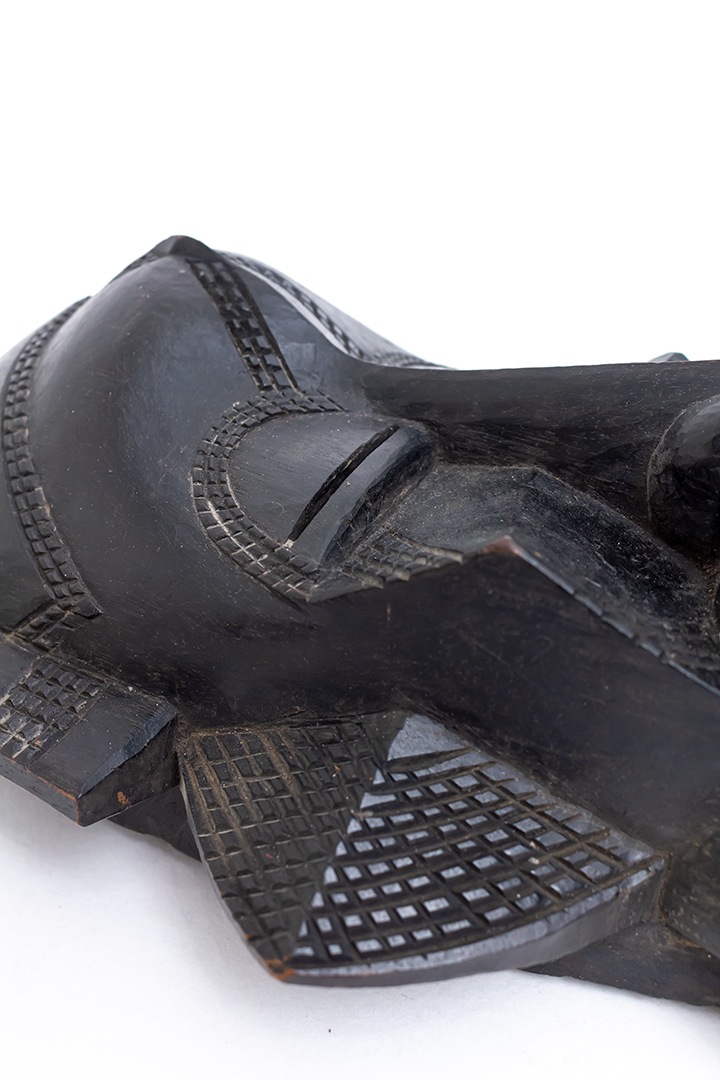 Houten masker Kpeliyee handgemaakt Senufo Poro Ivoorkust