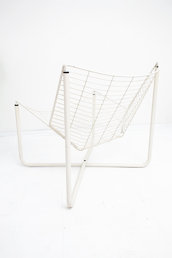 Ikea Järpen Niels Gammelgaard draadstoel fauteuil wit