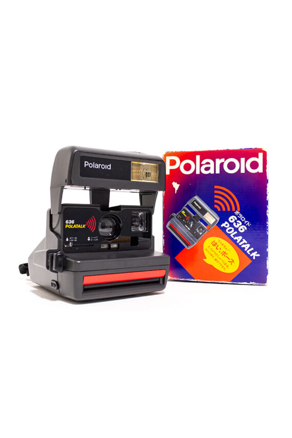 Japanse Polaroid 636 Polatalk + originele doos + handleiding