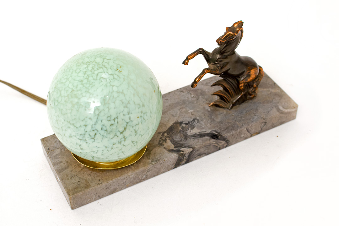 Jaren 30 Art Deco marmeren voet