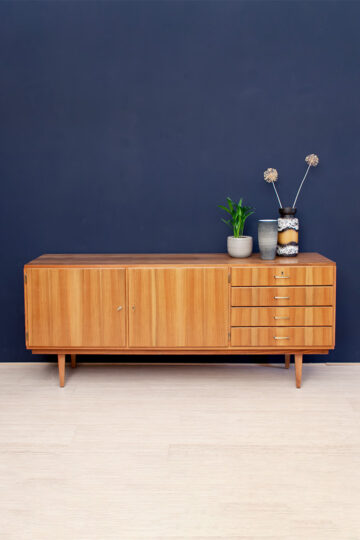 Jaren 60 dressoir met teak fineer Paschen Duitsland