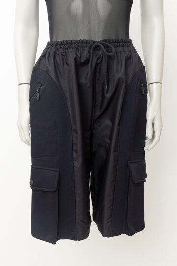 Jaren 90 zwarte korte broek cargo scuba Jean Paul Gaultier