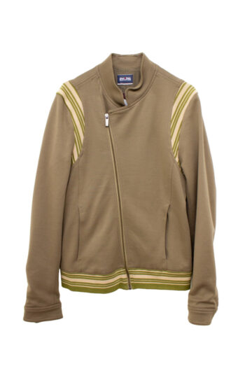 90s Jean Paul Gaultier taupe deels wollen vest