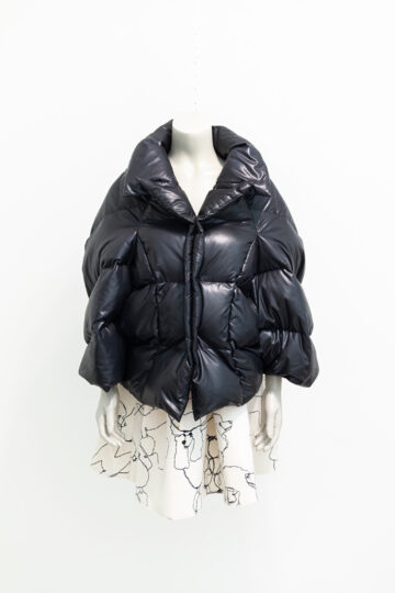 Junya Watanabe x Comme des Garçons zwarte puffer jas