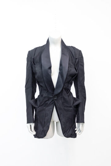 Junya Watanabe zwarte shaped blazer Comme des Garçons 2006