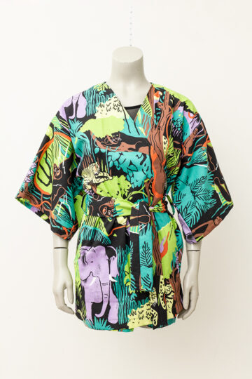 Kimono jas met jungleprint - Handgemaakt door Froufrou's
