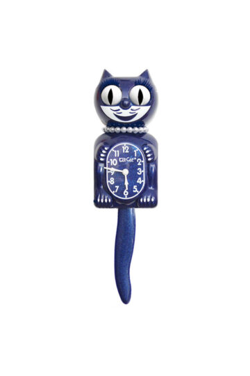 Kit-Cat Klok Lady Galaxy Blue