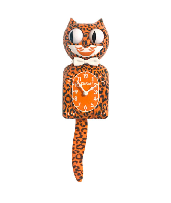 Kit-Cat Leopard luipaard klok