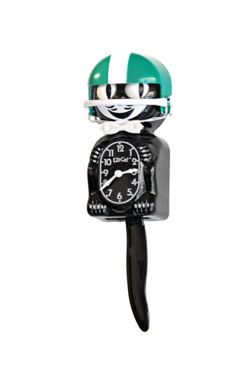 Kit-Cat klok baseball helm groen wit