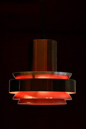 Lakro hanglamp koper teracotta vintage