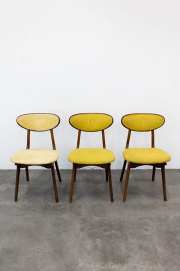Louis van Teeffelen stoel met gele bekleding