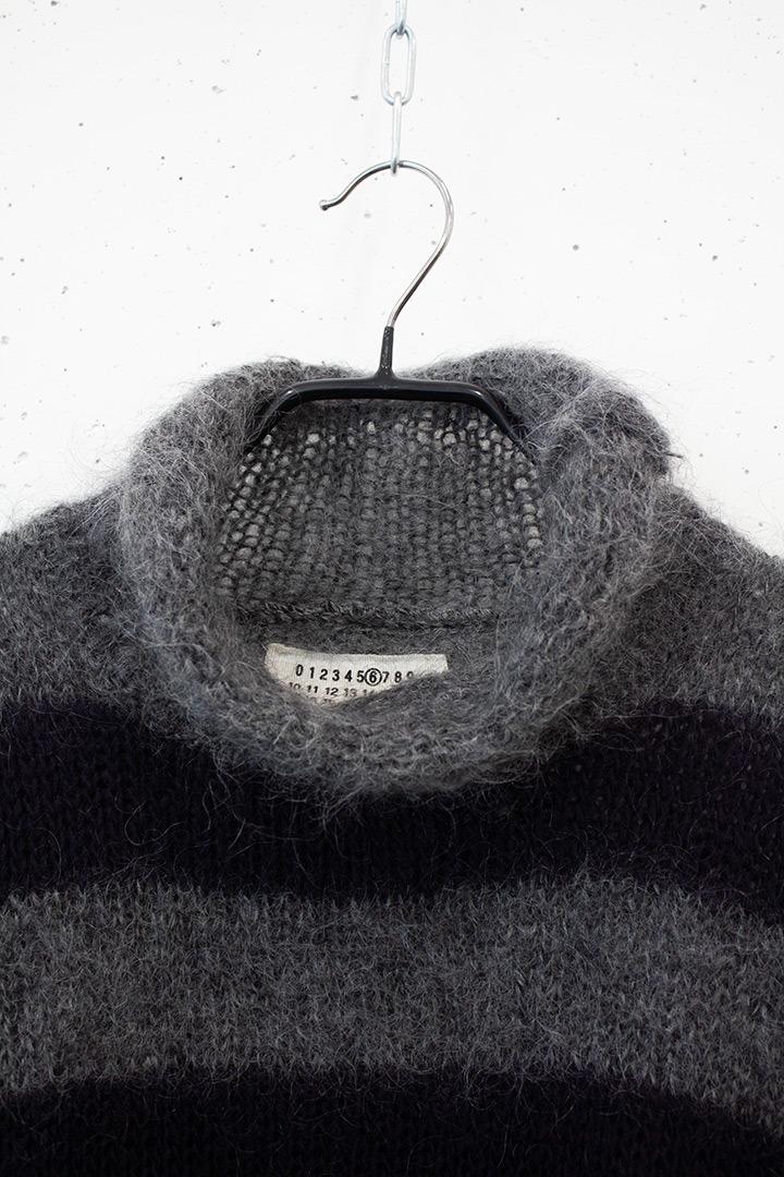 Maison Margiela line 6 gestreept wollen sweater